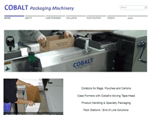 Tablet Screenshot of cobaltpackaging.com